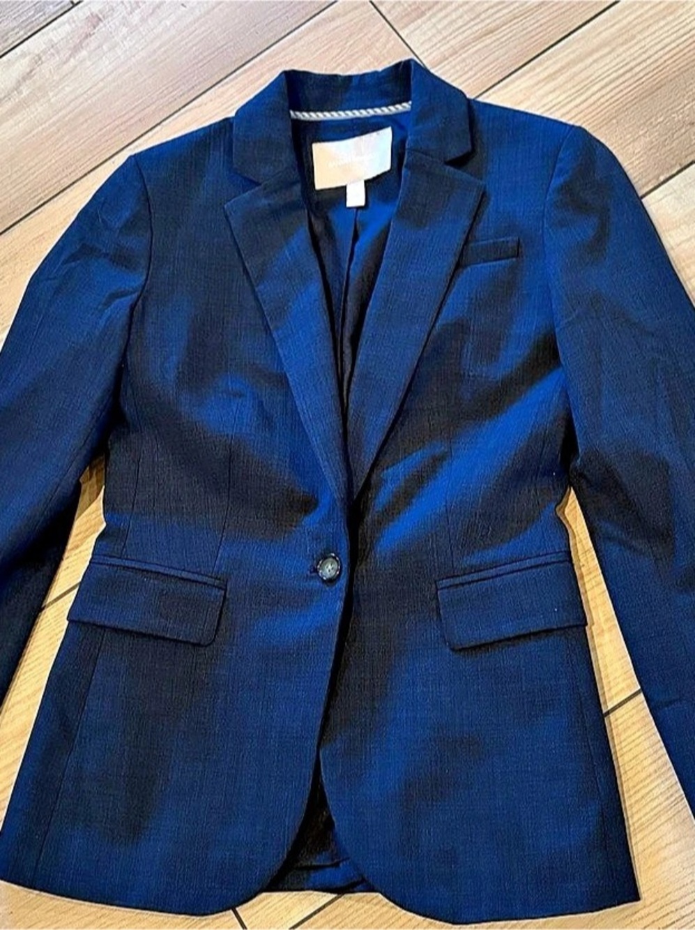 Banana Republic Women's Blazer in Blue Size 0P Like New
